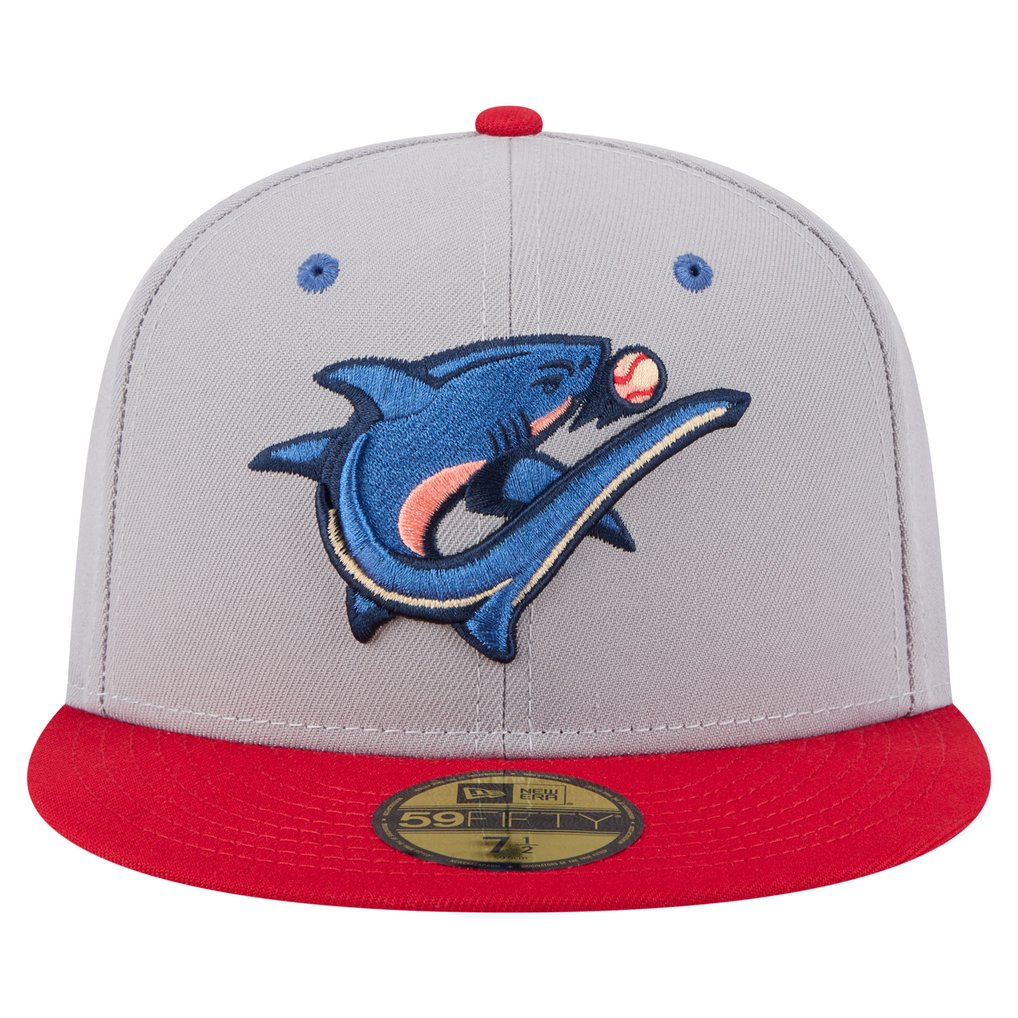  Clearwater Threshers New Era Authentic Collection 59FIFTY Fitted Hat - Gray/White